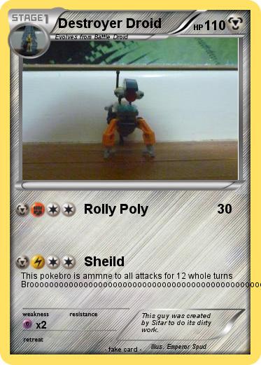 Pokemon Destroyer Droid