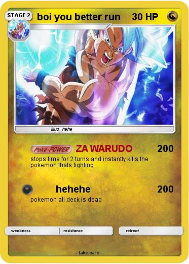 Pokemon boi you better run