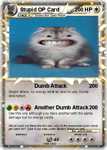 Pokemon Stupid OP Card