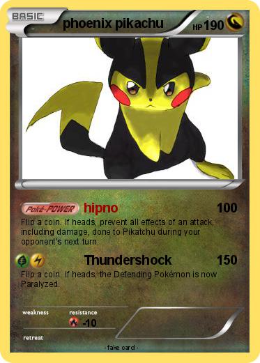Pokemon phoenix pikachu
