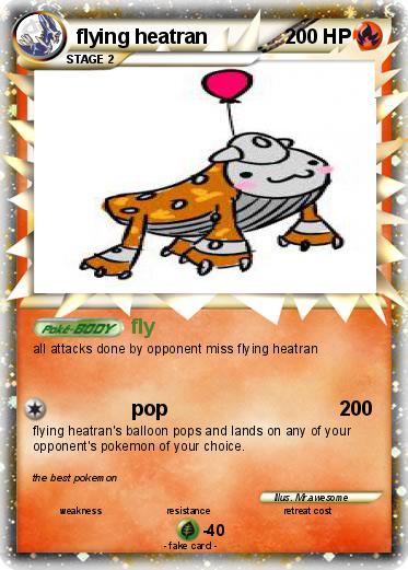 Pokemon flying heatran
