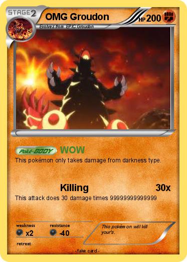 Pokemon OMG Groudon