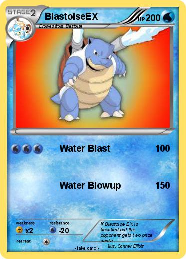 Pokemon BlastoiseEX
