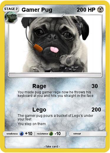 Pokemon Gamer Pug