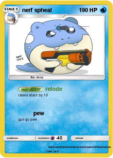 Pokemon nerf spheal