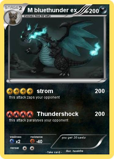 Pokemon M bluethunder ex