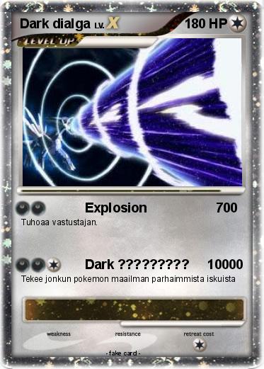 Pokemon Dark dialga
