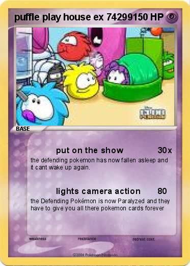 Pokemon puffle play house ex 74299