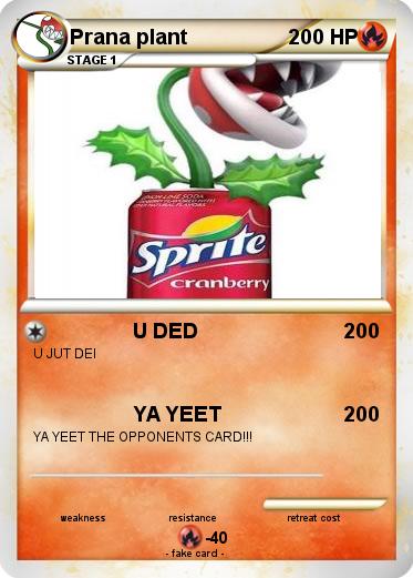 Pokemon Prana plant