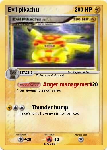 Pokemon Evil pikachu