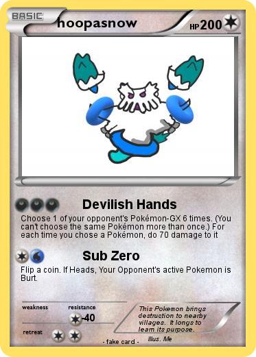 Pokemon hoopasnow