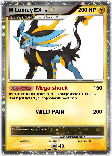 Pokemon M Luxray EX