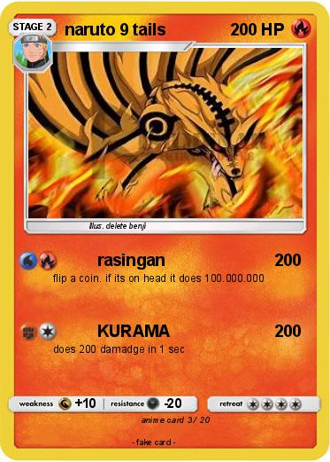 Pokemon naruto 9 tails