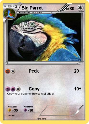 Pokemon Big Parrot