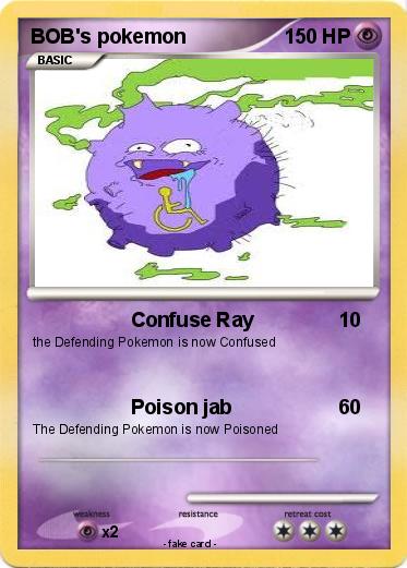 Pokemon BOB's pokemon