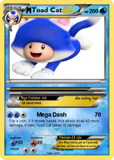 Pokemon Toad Cat