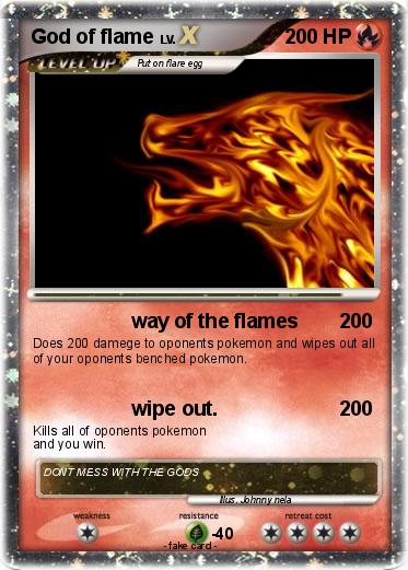Pokemon God of flame