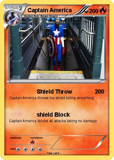 Pokemon Captain America