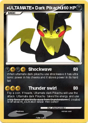 Pokemon ♦ULTAMATE♦ Dark Pikachu