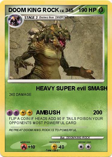 Pokemon DOOM KING ROCK