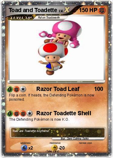 Pokemon Toad and Toadette