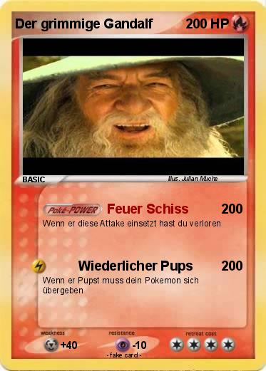 Pokemon Der grimmige Gandalf