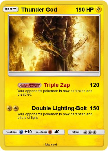 Pokemon Thunder God