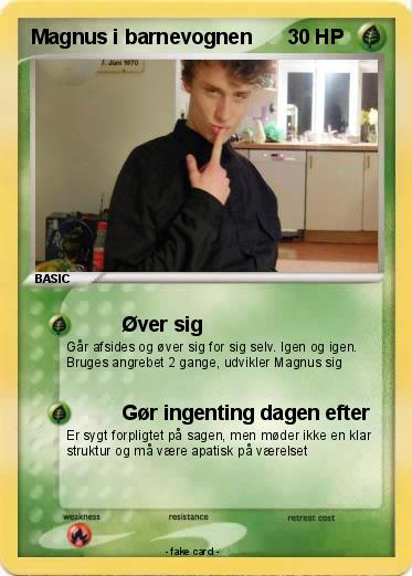 Pokemon Magnus i barnevognen