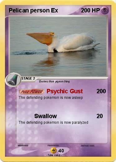 Pokemon Pelican person Ex
