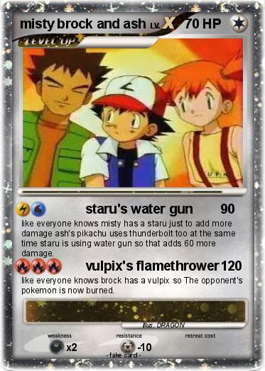 Pokemon misty brock and ash