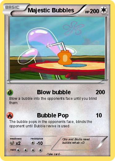 Pokemon Majestic Bubbles