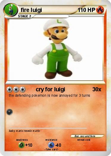 Pokemon fire luigi