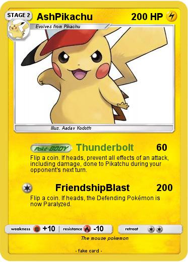 Pokemon AshPikachu
