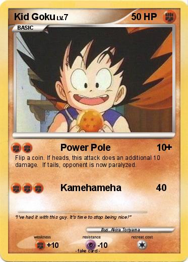 Pokemon Kid Goku