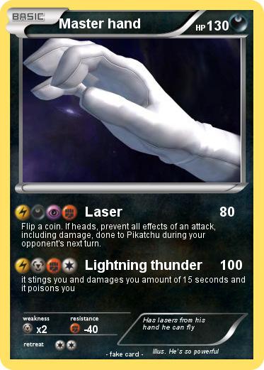 Pokemon Master hand
