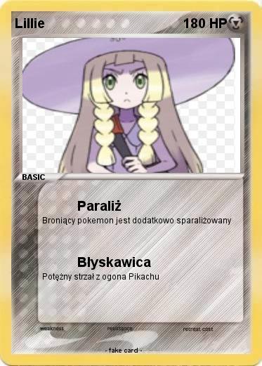 Pokemon Lillie