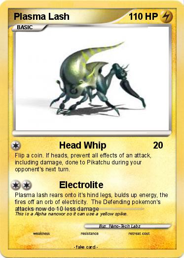 Pokemon Plasma Lash