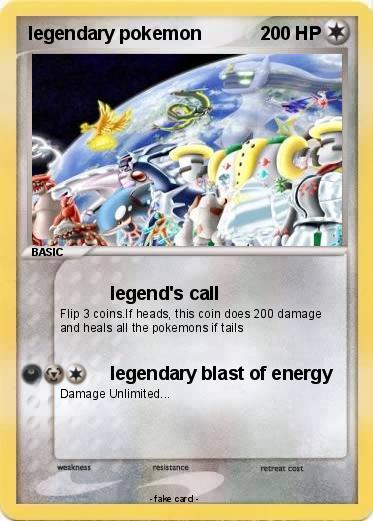Pokemon legendary pokemon