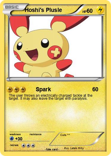 Pokemon Hoshi's Plusle