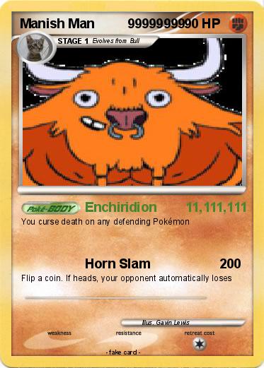 Pokemon Manish Man         99999999