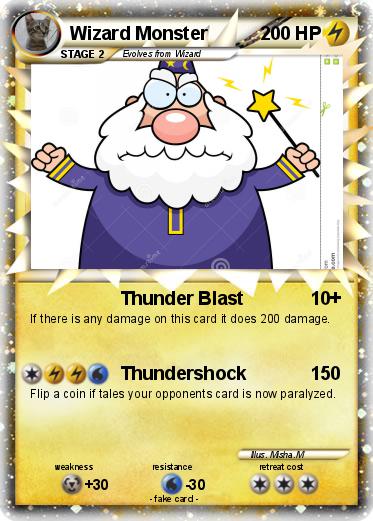 Pokemon Wizard Monster