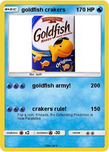 Pokemon goldfish crakers