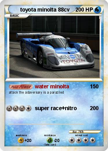 Pokemon toyota minolta 88cv