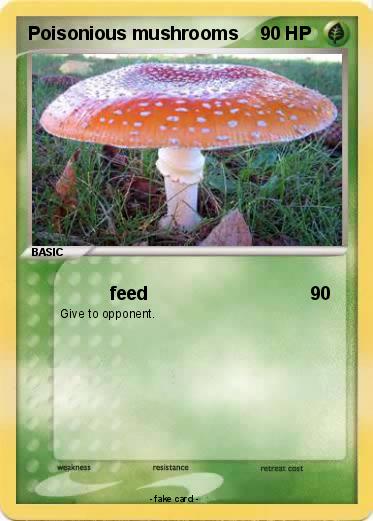 Pokemon Poisonious mushrooms
