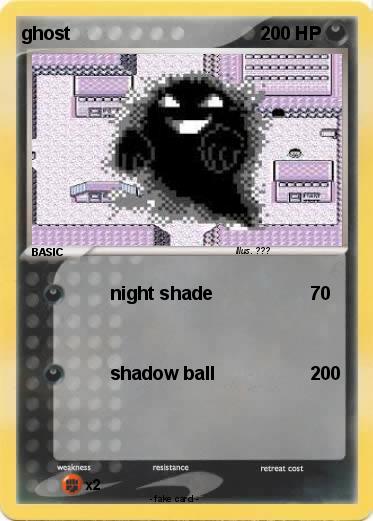 Pokemon ghost