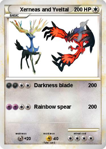 Pokemon Xerneas and Yveltal