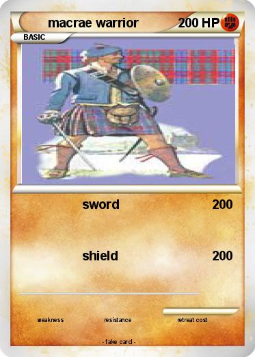 Pokemon macrae warrior