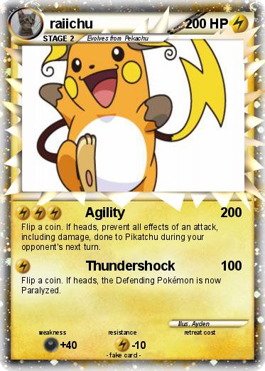 Pokemon raiichu