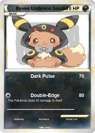 Pokemon Eevee Umbreon hoodie