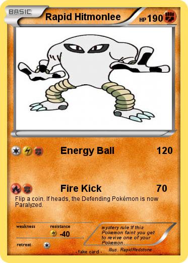 Pokemon Rapid Hitmonlee